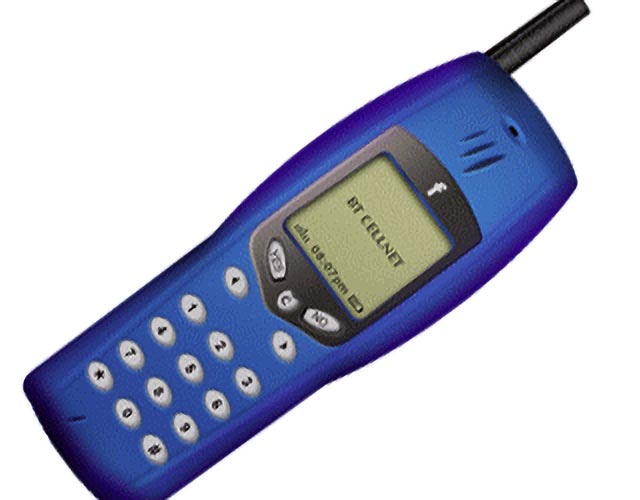 Mobile phone image made in Photoshop