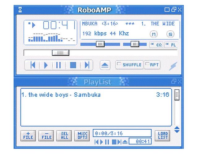 RoboAMP image made in Photoshop